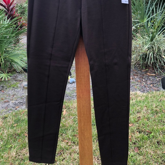 NWT Michael Kors size S brown spandex pants - Picture 2 of 5